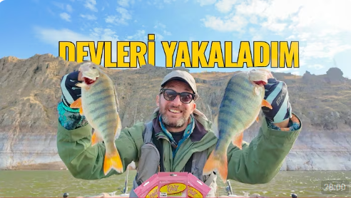 Tatlı Su Levreği Avı l Ankara'da Perch Fırtınası l Hanfish Gurt 45mm 