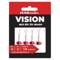 Vision Ned Rig  Red Uv  RMJ-3-1,9 gr