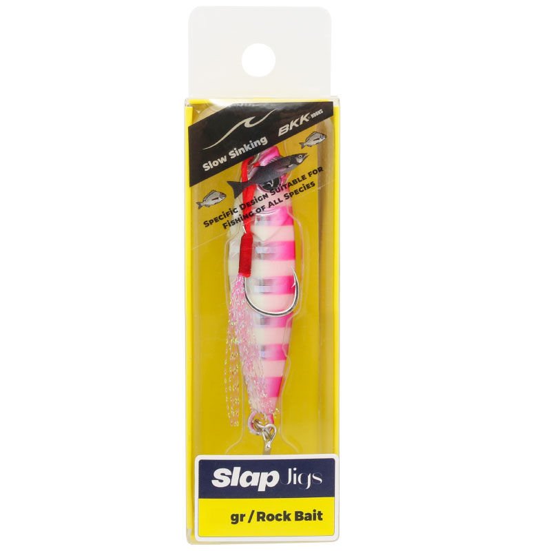 Slap Special Pink zebra glow 10 gr - Slap Jig Special - Han Fishing Slap Special Pink zebra glow 10 gr - Slap Jig Special - Han Fishing