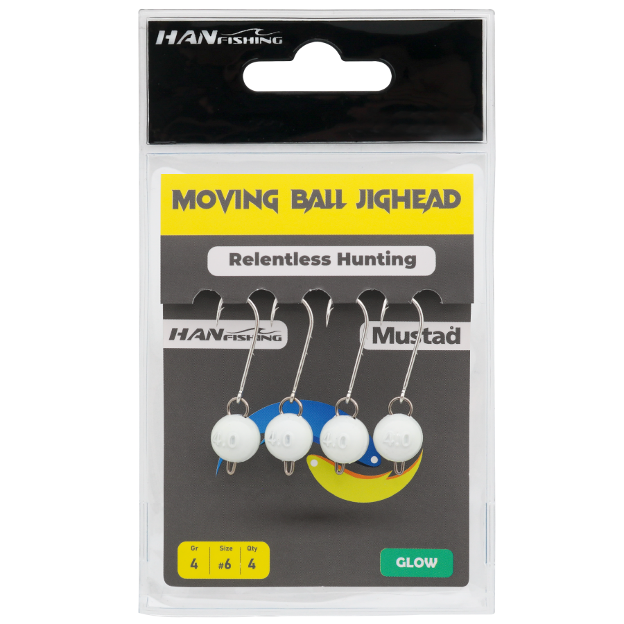 Jighead Moving Ball Glow  GMB-8-3 gr