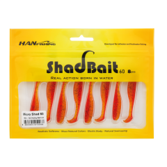 Silikon Shad Bait 50 MS-72  Honey Bait Uv