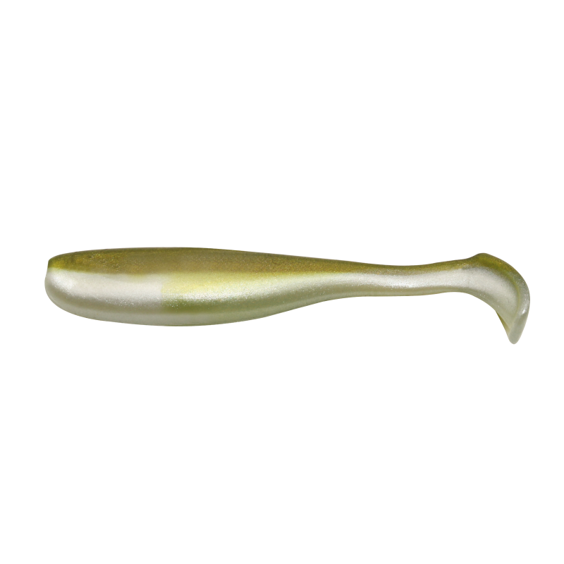 Silikon Shad Bait 75 MS-202  Kaki Glow