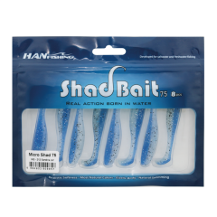 Silikon Shad Bait 75 MS-212  Sardine Uv