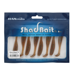 Silikon Shad Bait 75 MS-234  Bloodworm Uv